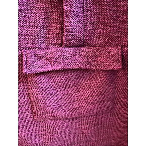 Spyder Mens Knit Front Pocket Heavy Fleece Lined ￼ Pull Over in Raisin sz M EUC - Picture 2 of 8